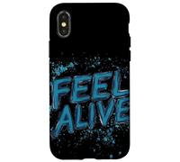 Lascia che il mondo sappia che ti senti vivo con questo fantastico costume Custodia per iPhone X/XS