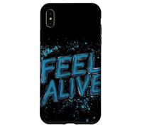 Lascia che il mondo sappia che ti senti vivo con questo fantastico costume Custodia per iPhone XS Max