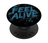 Lascia che il mondo sappia che ti senti vivo con questo fantastico costume PopSockets PopGrip Adesivo