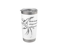 Lascia che la bellezza di ciò che ami essere ciò che fai Dervish citazione Bicchiere termico in acciaio inox doppia parete