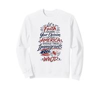 Lascia Che la Fede guidi la Tua immigrazione Visualizza WWJD Felpa