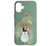 Lascia che la tua luce risplenda la fede biblica dei fiori selvatici su verde sal Custodia per iPhone 16 Plus