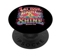 Lascia che la tua luce risplenda Matthew 5:16 Ispirazione PopSockets PopGrip Adesivo