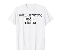 Lascia Che Nessuno ignorante della Geometria entri per Uomini e Donne. Maglietta