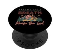 Lascia che tutto ciò che respira lodi il Signore Mountain Art PopSockets PopGrip Adesivo