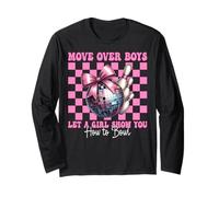 Lascia che una ragazza ti mostri come bowling bowling ragazza mamma mamma Maglia a Manica