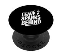 Lascia scintille dietro i fulmini PopSockets PopGrip Adesivo
