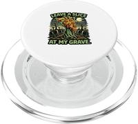 Lascia una fetta sulla mia tomba amante della pizza zombie PopSockets PopGrip per MagSafe