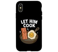 Lascialo cucinare - Kawaii Breakfast Meme Funny Bacon and Egg Custodia per iPhone X/XS
