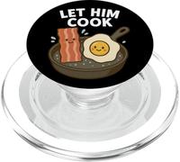 Lascialo cucinare - Kawaii Breakfast Meme Funny Bacon and Egg PopSockets PopGrip per MagSafe