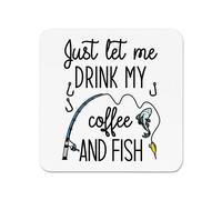 Lasciami Bere Il Mio Caffè E Pescare Magnete Da Frigo Papà Festa Del Papà