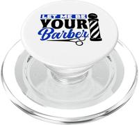 Lasciami essere il tuo barbiere lavoro barbieri Hobby barbiere PopSockets PopGrip per MagSafe