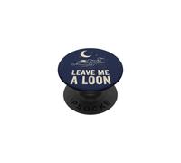 Lasciami un uccello Loon, illustrazione retrò Loon per Birding PopSockets PopGrip Adesivo