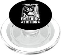 Lasciando la realtà Entrando nella lettura degli amanti dei libri di narrativa PopSockets PopGrip per MagSafe