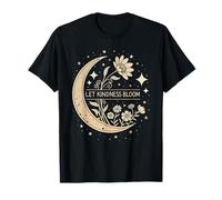 Lasciate Che la gentilezza fiorisca Celeste Luna Floreale Boho Inspirational Maglietta