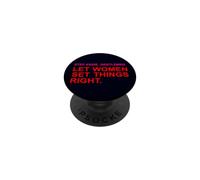 Lasciate che siano donne a rimettere le cose posto. Pace PopSockets PopGrip Adesivo