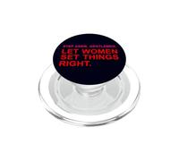 Lasciate che siano donne a rimettere le cose posto. Pace PopSockets PopGrip per MagSafe