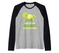 Lasciatemi Ibernare per Un Attimo Dormire Sleepy Ibernazione Maglia con Maniche Raglan