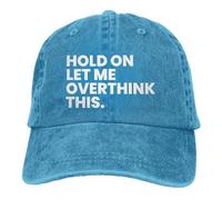 Lasciatemi pensare troppo a questo cappellino da baseball retrò regolabile