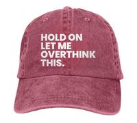 Lasciatemi pensare troppo a questo cappellino da baseball retrò regolabile