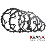 Lasco 110BCD 50T Chainring CNC Alloy MTB Bikes -Sand Blast Anodized Black