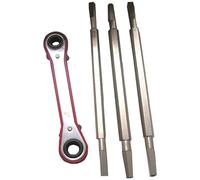 LASCO 13-2111 Set di rimozione del sedile del metallo, 3 strumenti di rimozione, più cricchetto