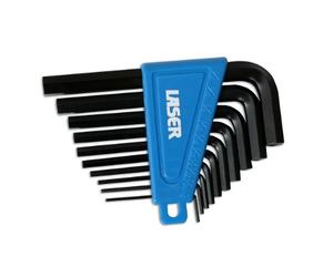 Laser 0951 Imperial Hex Key Set 10pc