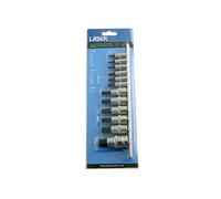 Laser 2196 Short Star Socket Bit Set 1/4"D, 3/8"D, 1/2"D 12pc