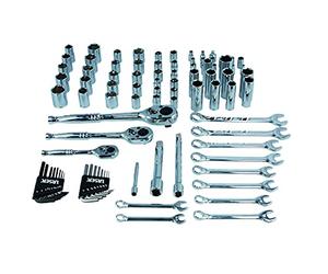 Laser 3500 Socket And Spanner Set AF/Metric 1/4" D, 3/8" D, 1/2" D 89pc