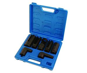 Laser 3750- Set di bussole per Chiave per sonda Lambda, 7 Pezzi