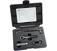 Laser 5012 Alldrive Go Thru 0,64 cm cChiavi a Bussola da 1/4" (17 Pezzi)