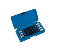Laser 5661 Long Tamperproof Ball End Star Socket Bit Set 1/4" D 7pc