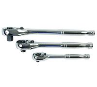 Laser 6421 - Cricchetto da 1/4, 3/8, 1/2-pollici, 3 Pezzi