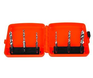 Laser 6569 Drill, Tap & Deburr Bit Set 6pc