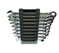 Laser 6699 AF Ratchet Ring Combination Spanner Set 9pc