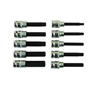 Laser Tools Lungo Esagonale Presa Set di Punte 1.3cmD 10pc 7162