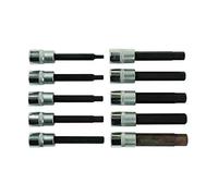 Laser 7163 Long Hex Socket Bit Set 3/8"D 10pc
