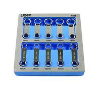 Laser Strumenti Coppia Adattatore Set 1cmD 10pc Bi-Esagonale Misure 10 Thru 19mm