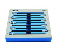 Laser 7357 Set di punte esagonali 3/8"D - 9 pz.