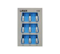 Laser 7359 Socket Bit Set 3/8"D 9pc