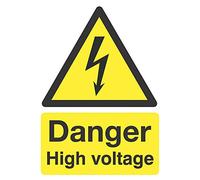 Laser 7574 High Voltage Sign (Double Sided)