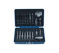 Laser Tools Estrattore Set per Punta Torx Misura Esagonale Raccordi 19pc 7678