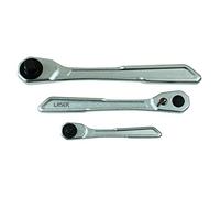 Laser 7937 Slim Handle Ratchet Set 1/4" D, 3/8" D, 1/2" D 3pc