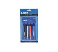 Laser 8141 Abrasive Pen Brush Set 4pc