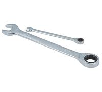 Laser 8511 Set di chiavi combinate ad anello a cricchetto, 12 pezzi