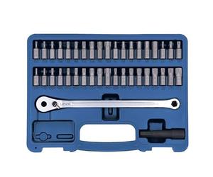 Laser 8770 Low Profile Ratchet & Bit Set 40pc