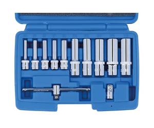 Laser 8867 Deep E-Socket Set 1/4" & 3/8" D 12pc