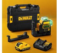 Laser a linea incrociata autolivellante DeWALT 10,8 V DCE089D1G Green Beam x3...