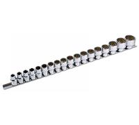 Laser Alldrive Set Bussole 1.3cmD 18pc Per Metrico Af Scanalate Torx Whitworth