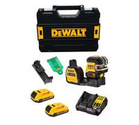 Laser Autolivellante DeWALT DCE088NG18D2T (2 x 2,0 Ah + DCB107 + TSTAK II)
